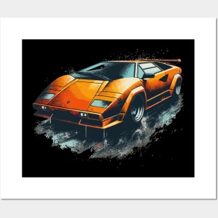 Lamborghini Countach Posters and Art